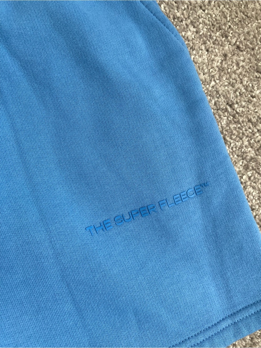 Aritzia Sky Blue Super Fleece Athletic Shorts - Picture 5 of 7